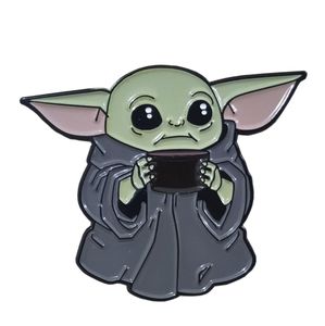 The Mandalorian baby yoda hard enamel pin